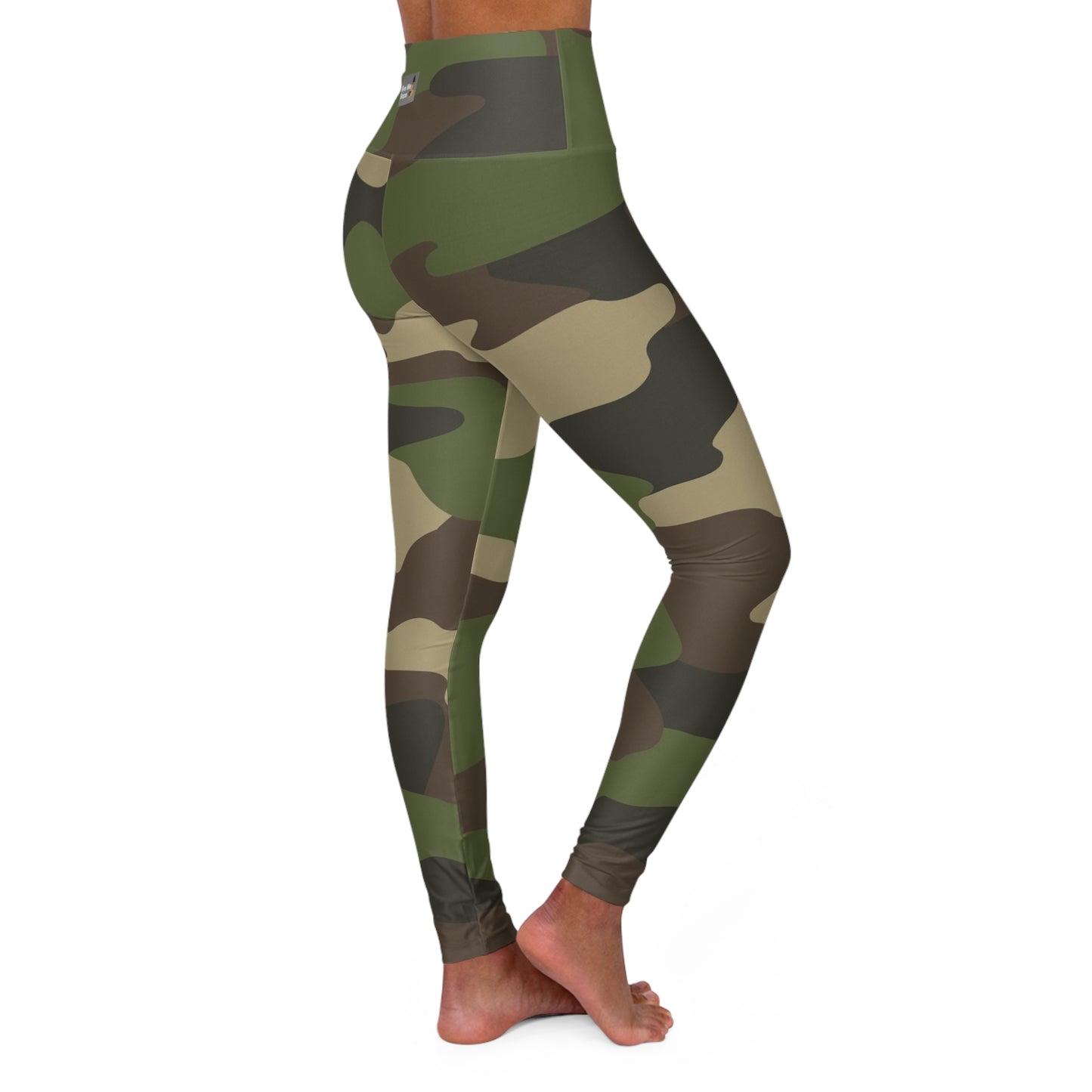 High Waisted Yoga Leggings — Classic Camo