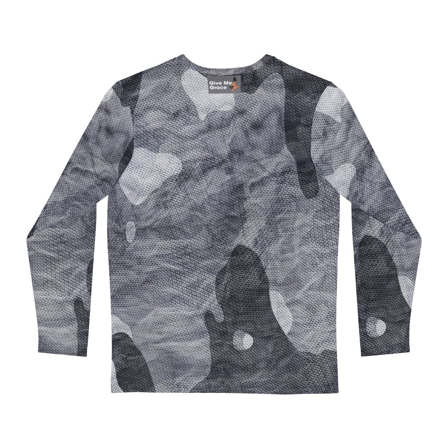 Alien Men's Long Sleeve Unisex Shirt - Cool Fun Graphic Design Halloween - Teens College