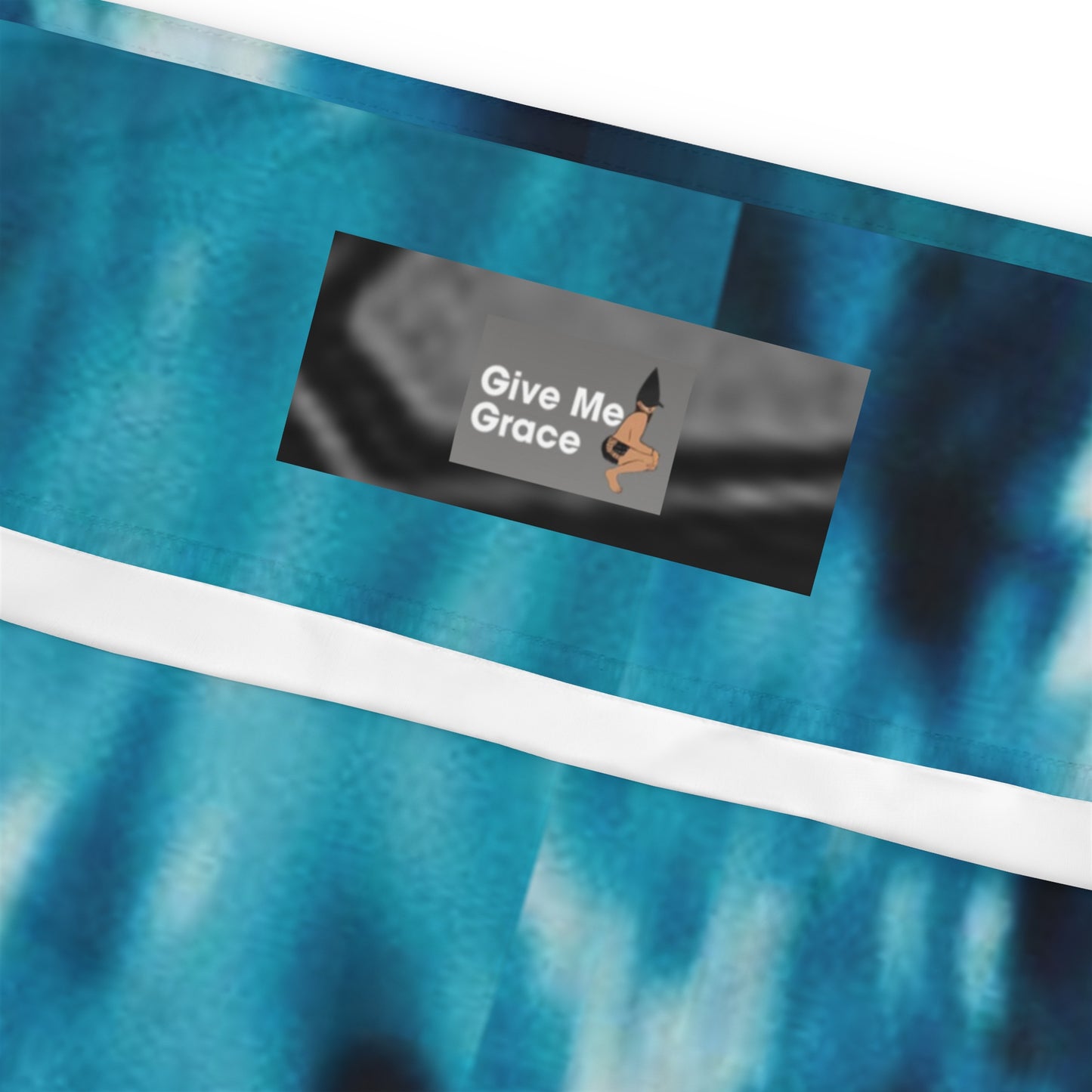 Plus Size Leggings — Waterfall Ocean Print (Up to 6X)