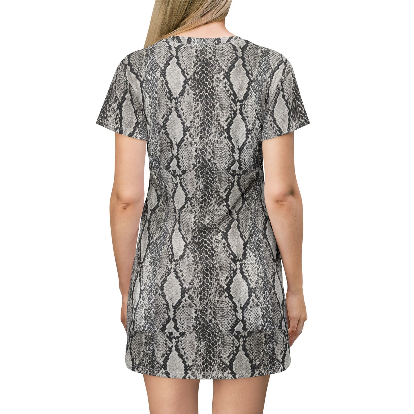 Give Me Grace Snakeskin signature Print Babydoll Dress — Classic Timeless Showstopper
