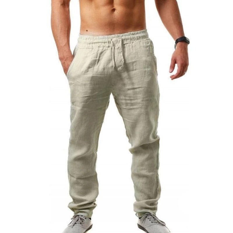 Sheer Grace Men's Cotton Summer Pants