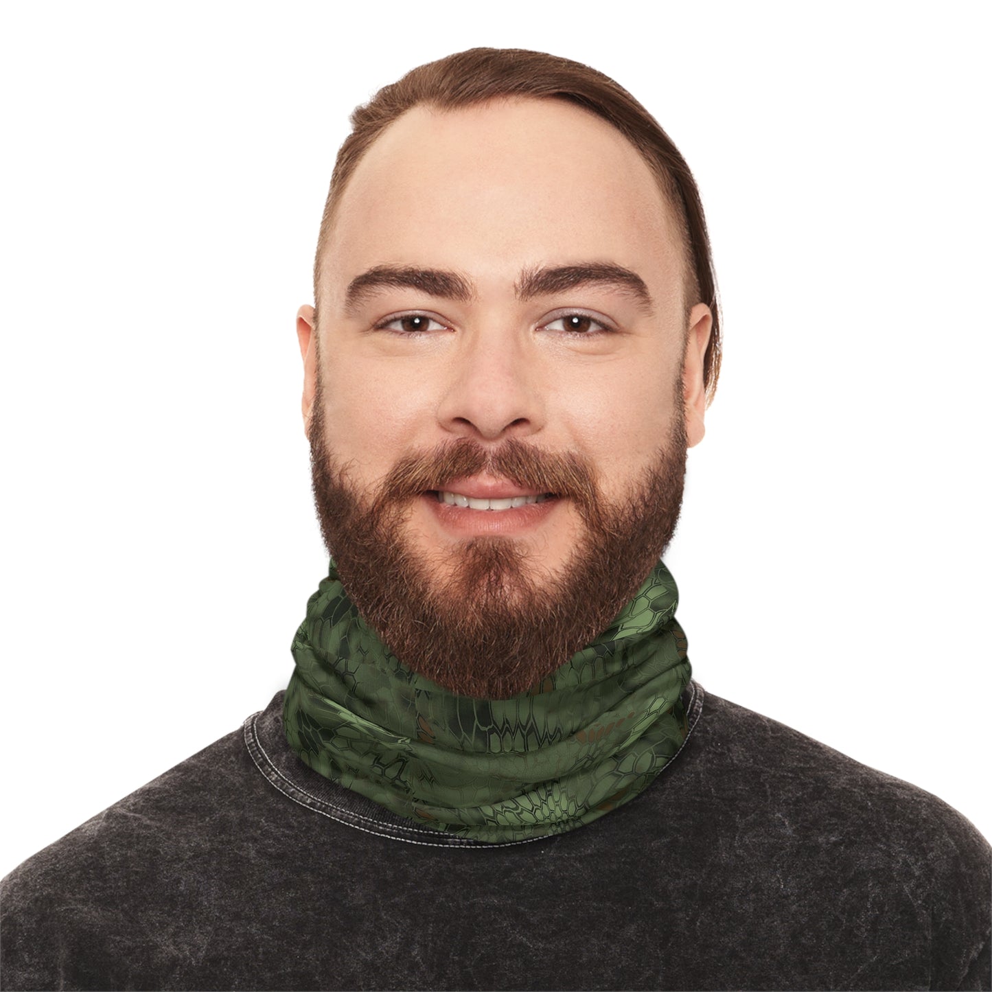 Neck Gaiter With Drawstring — All-Season Face Mask for Skiing, Cold Weather & Everyday Protection