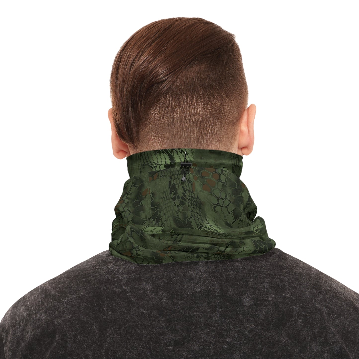 Neck Gaiter With Drawstring — All-Season Face Mask for Skiing, Cold Weather & Everyday Protection
