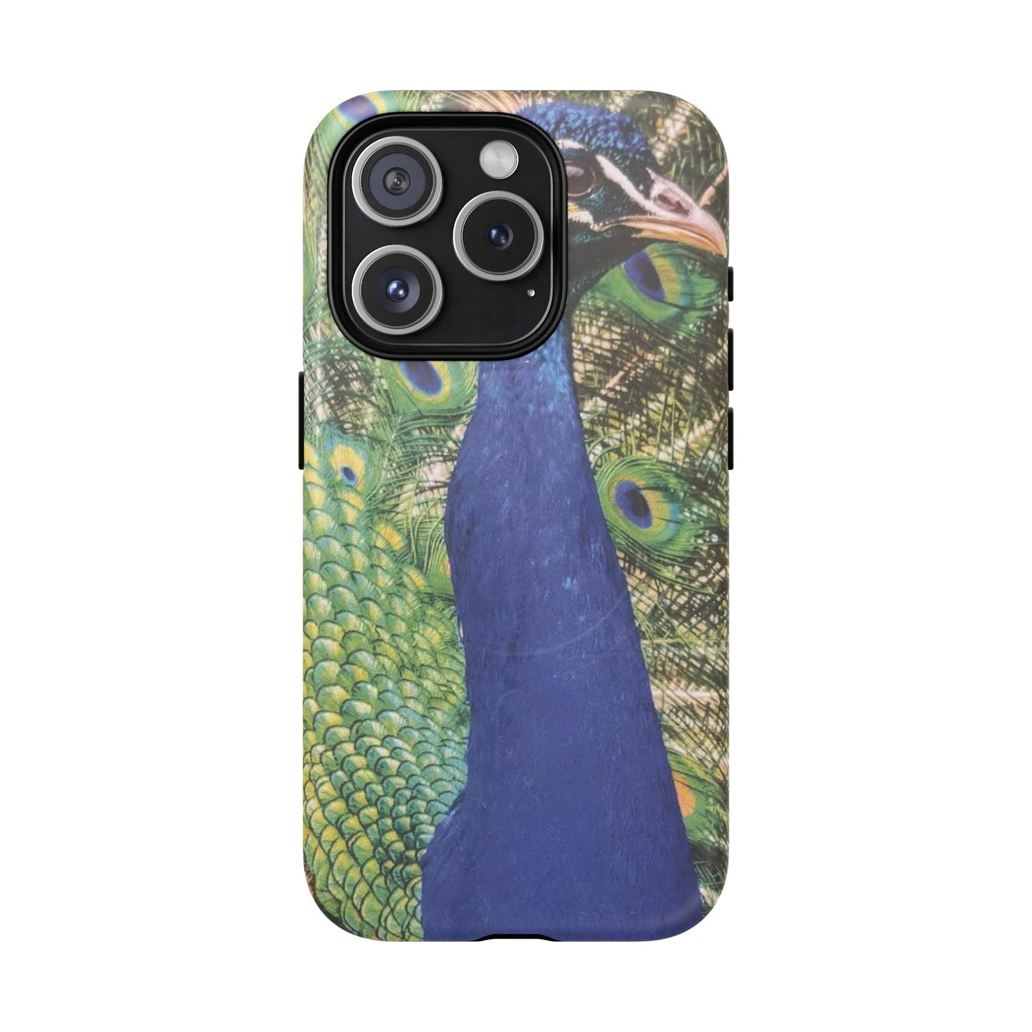 Magnetic Tough 2 Layer Phone Case — Peacock Skin Protective Cover