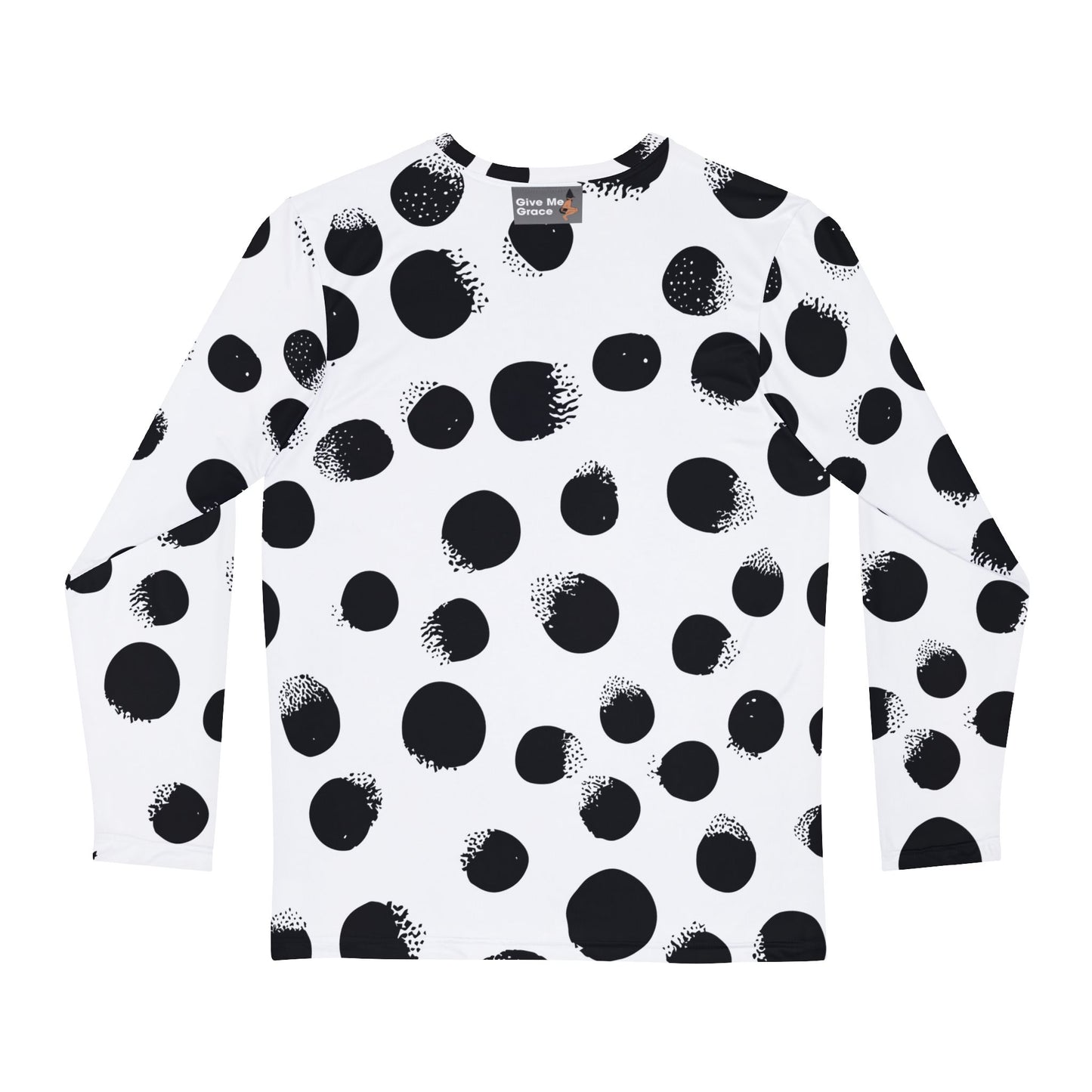 Long Sleeve Shirt Polka Dot Design