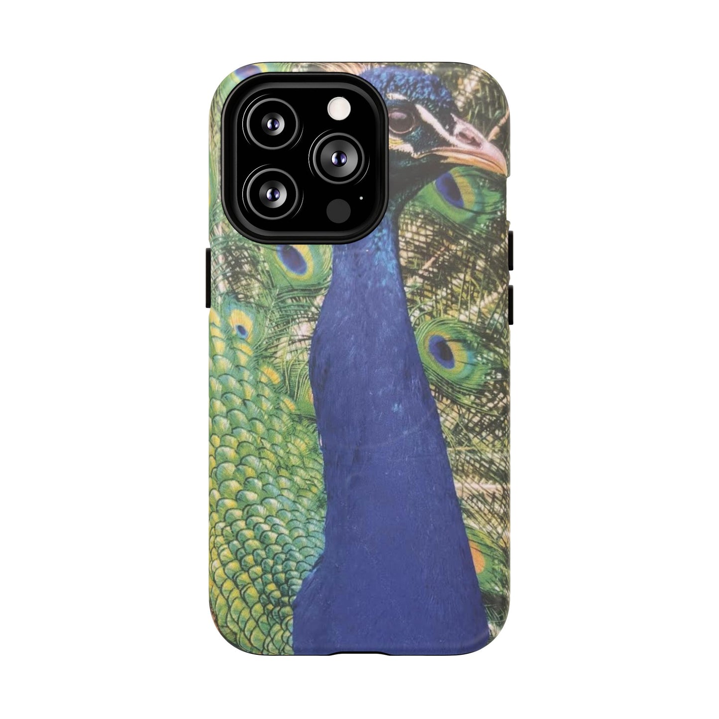 Magnetic Tough 2 Layer Phone Case — Peacock Skin Protective Cover