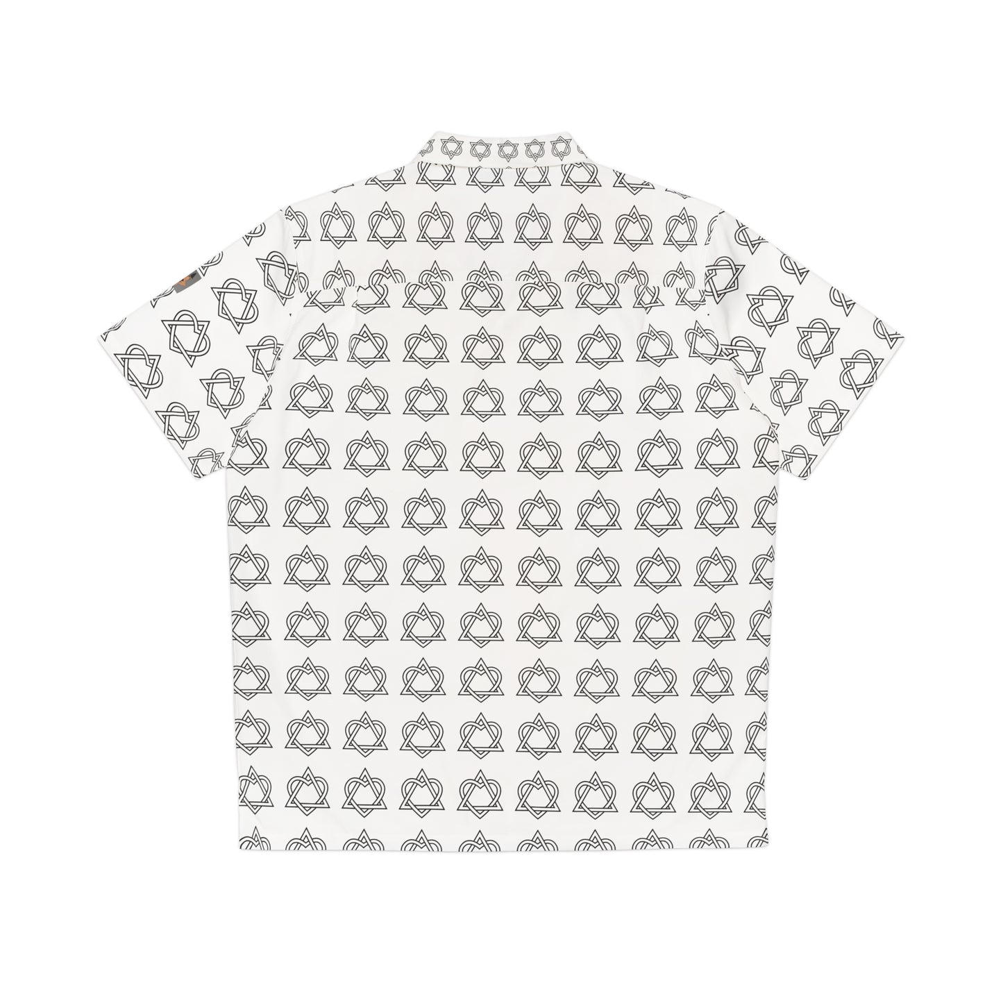 Heart Pyramid Rock & Roll Hip Hop Chic Hawaiian Shirt