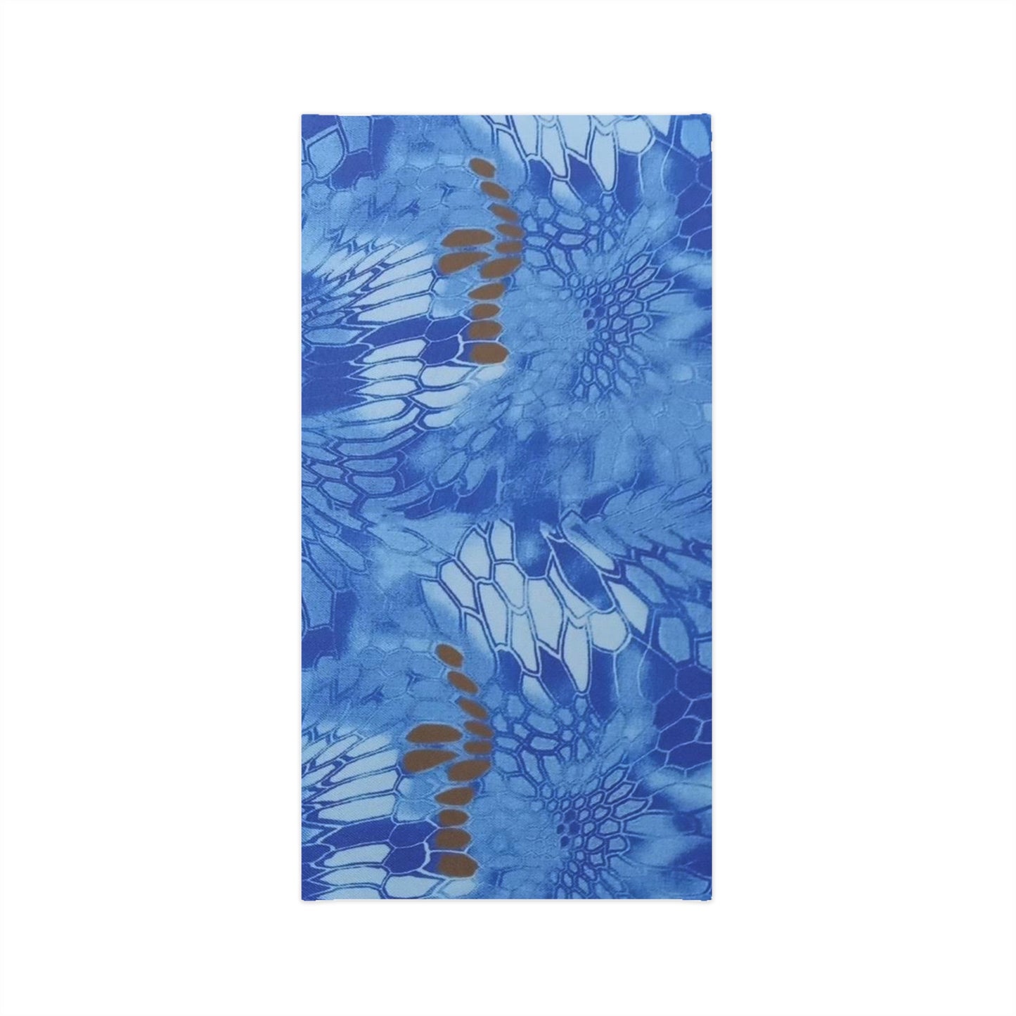 Blue Stylish Lightweight Neck Gaiter, Summer Fashion Accessory, Versatile Face Cover, Breathable Neck Warmer, Great for Outdoor Activities