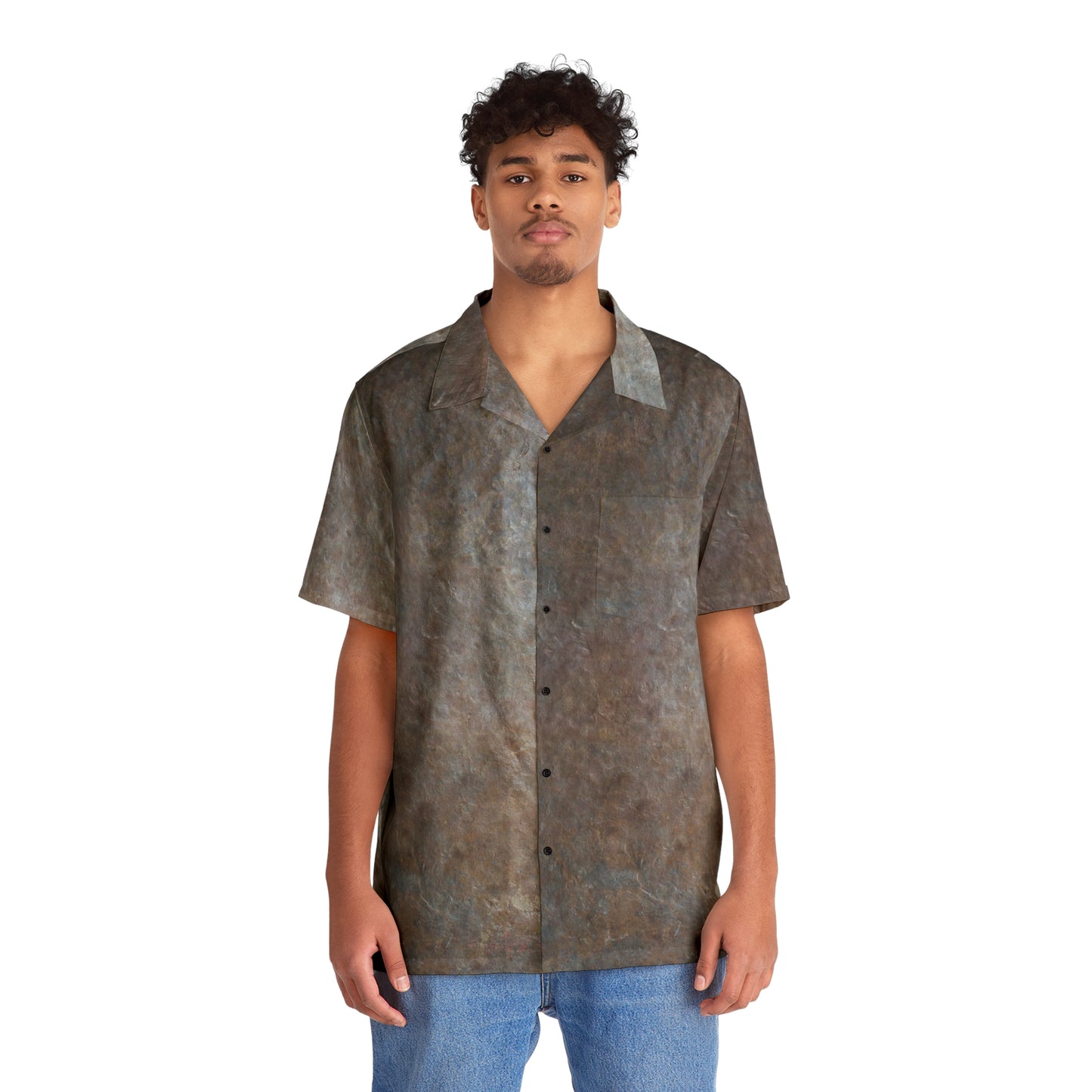 Give Me Grace's SLATE Button-Up Boxy Shirt