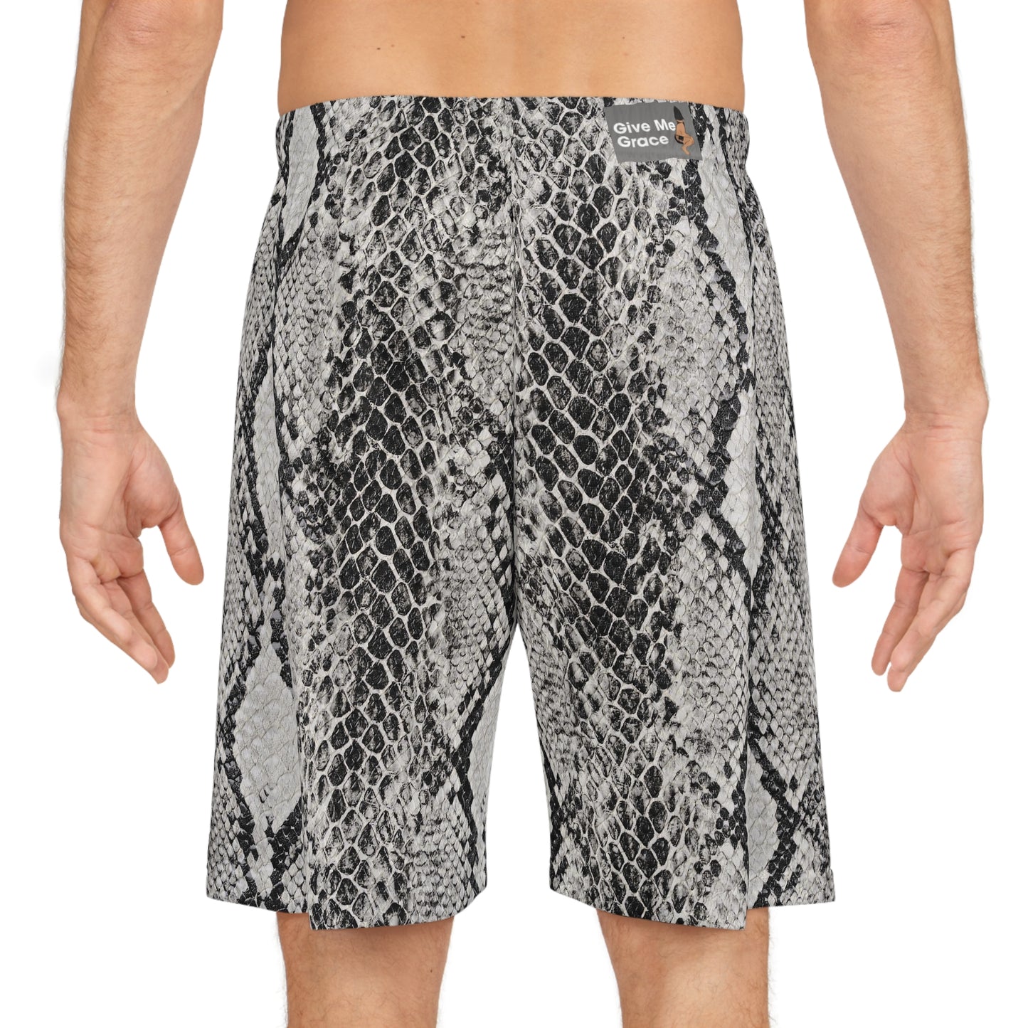 Snakeskin Basketball Shorts | Allover Print Athletic Streetwear
