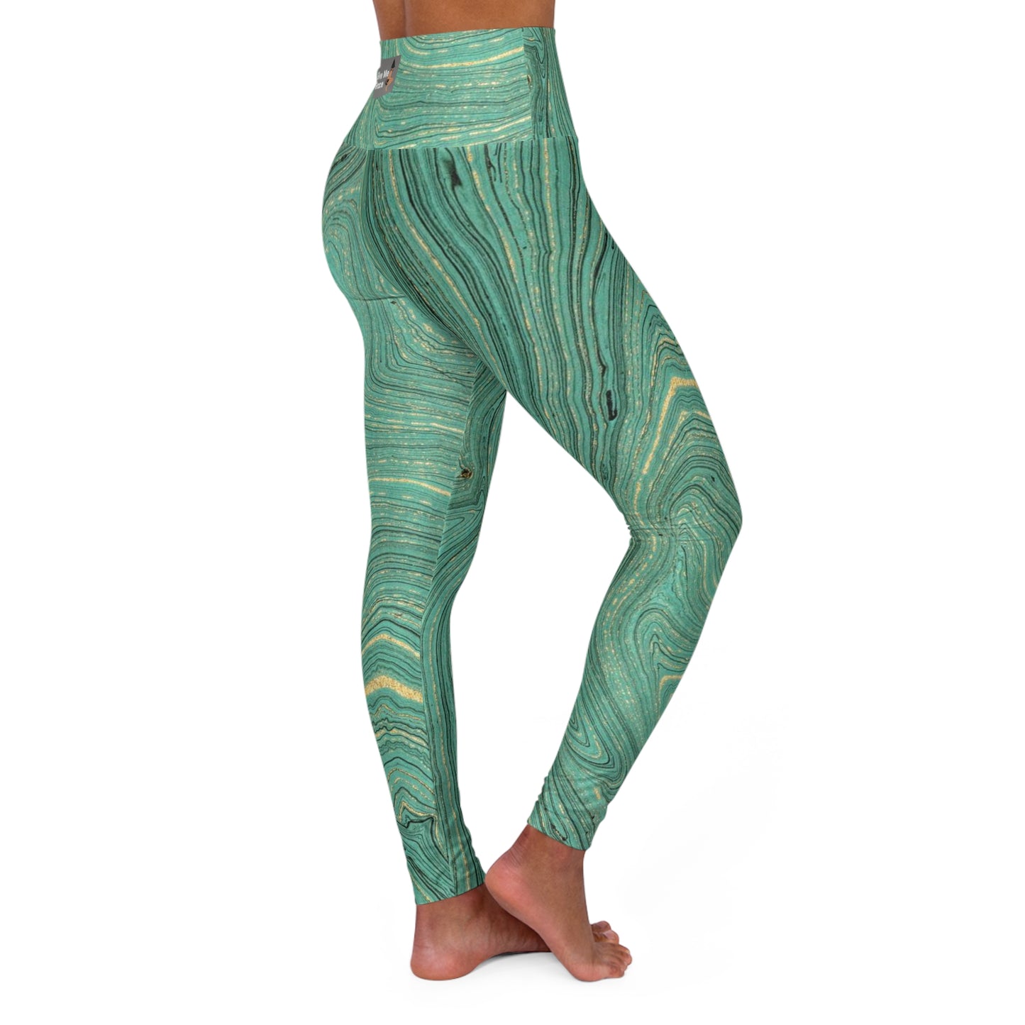 High-Waisted Yoga Leggings — Teal Ocean Stylish Comfortable Activewear