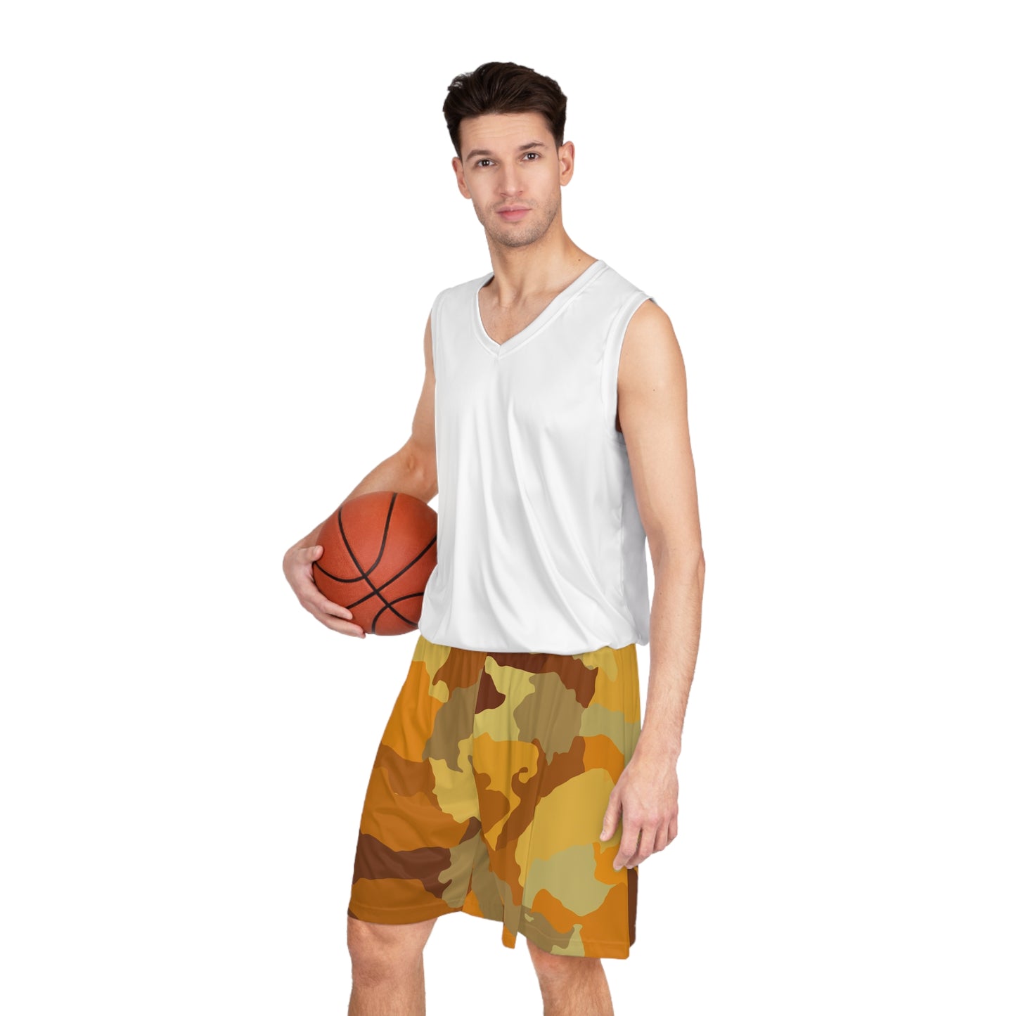 Gold Camo Basketball Shorts | Night Out Gym