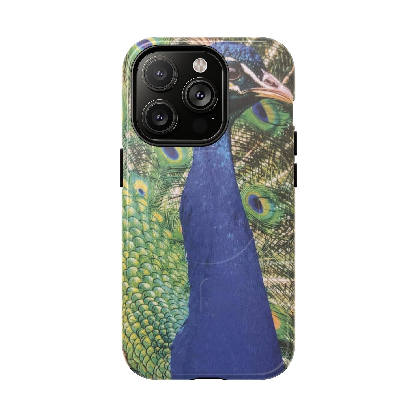 Magnetic Tough 2 Layer Phone Case — Peacock Skin Protective Cover