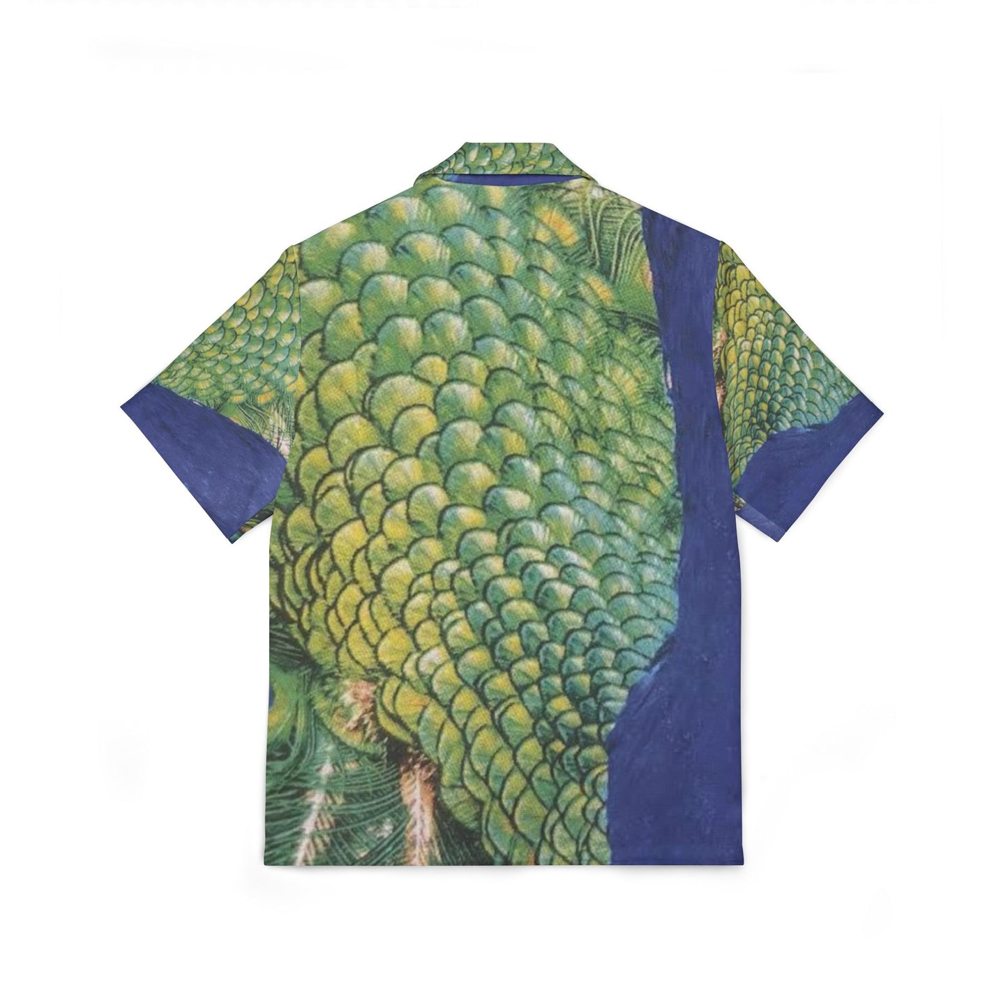 Peacock Graphic Hawaiian Camp Shirt — Island Yachting & Date Night Print