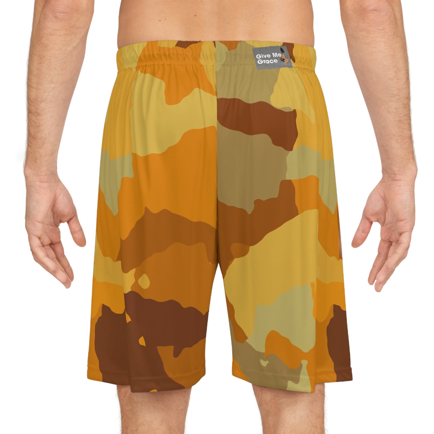 Gold Camo Basketball Shorts | Night Out Gym