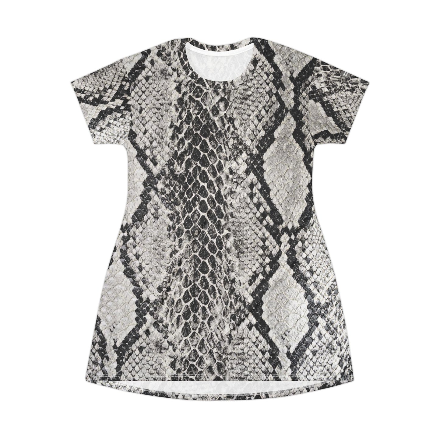 Snakeskin Print T-Shirt Dress — Classic Timeless Showstopper