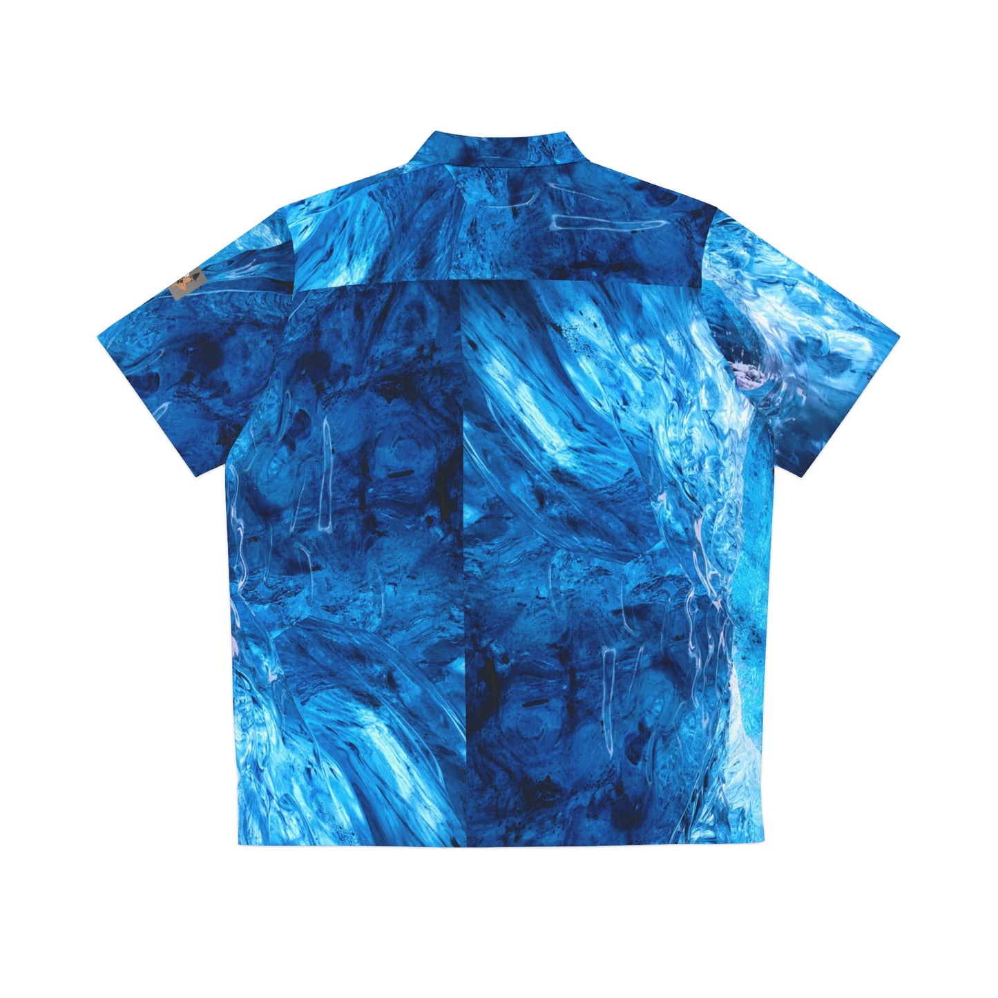 Give Me Grace BLUE LAGOON Button-Up Boxy Shirt