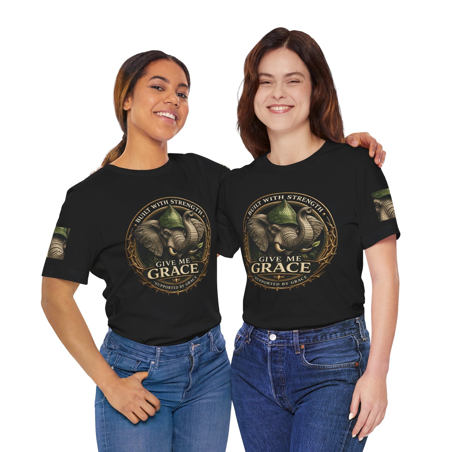 Give Me Grace Elephant Collection Tee | Trendy Graphic