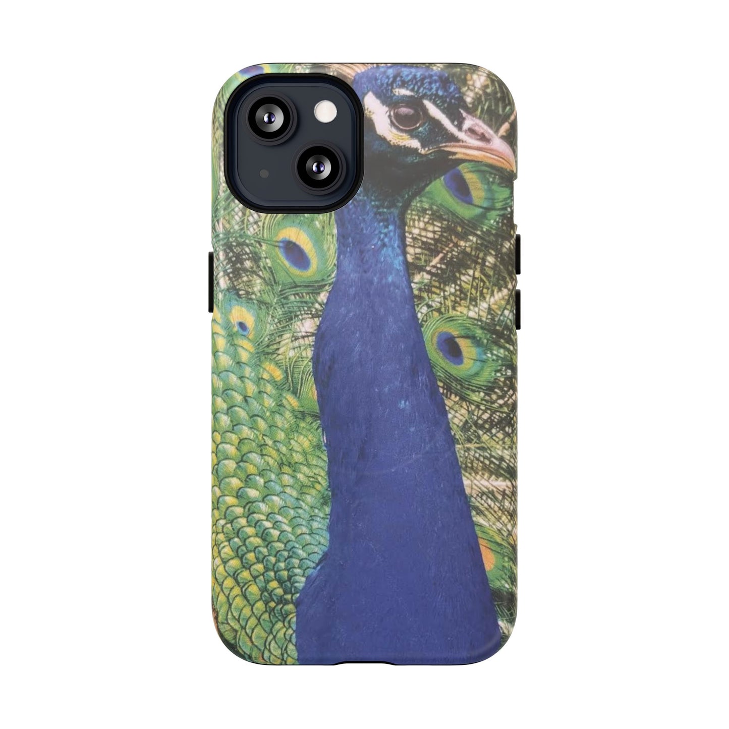 Magnetic Tough 2 Layer Phone Case — Peacock Skin Protective Cover