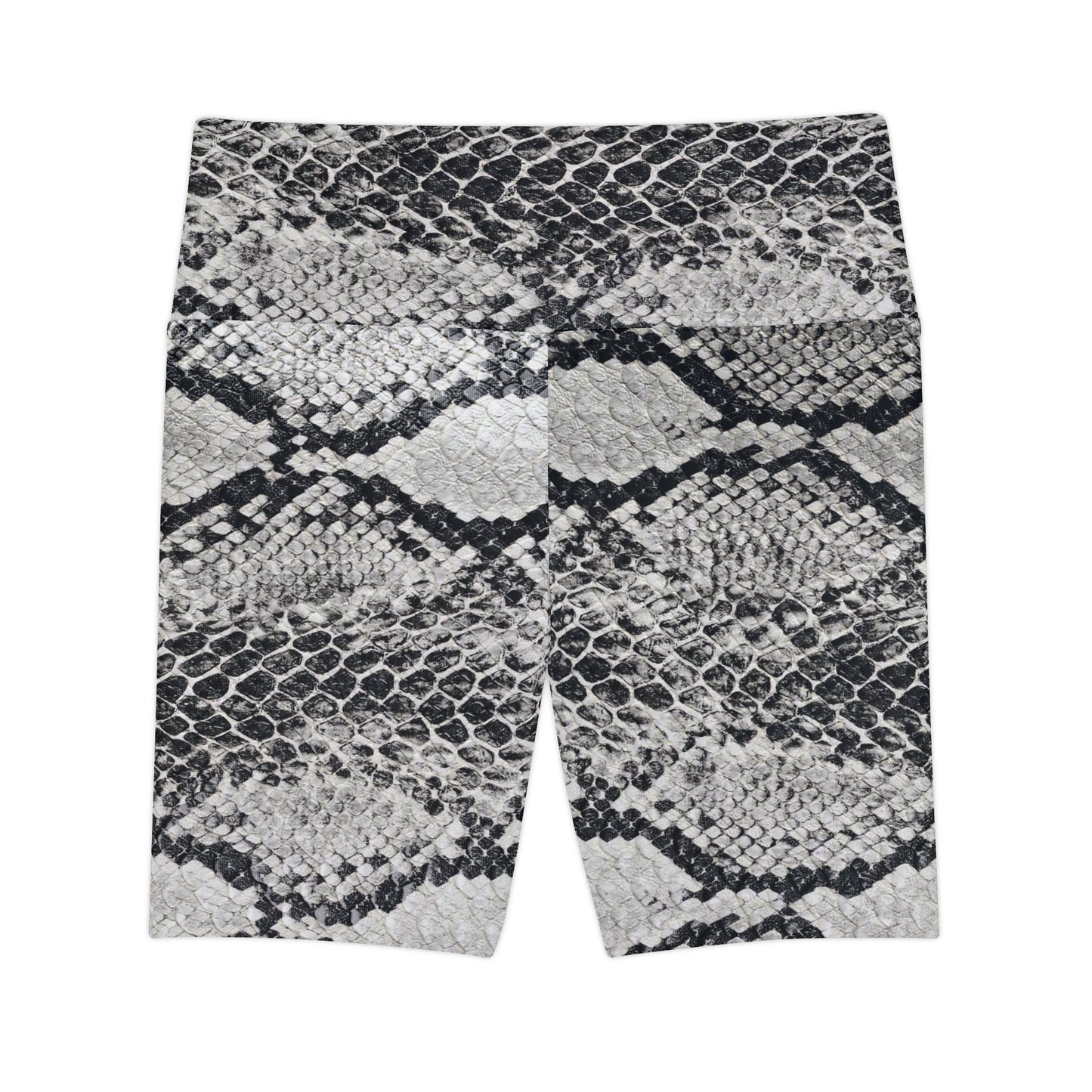 Snakeskin Biker Shorts — Women's Workout Shorts (Give Me Grace Matching Set)