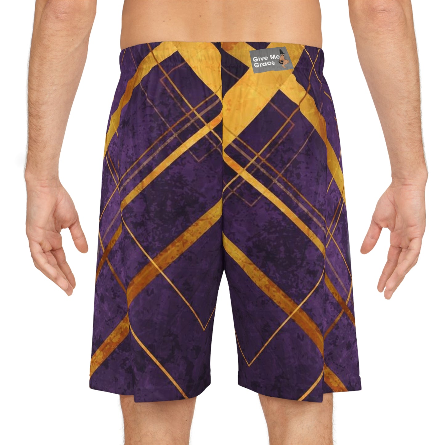 Purple & Gold Basketball Shorts — Your Fav Team Colors for Working Out & Hanging Out