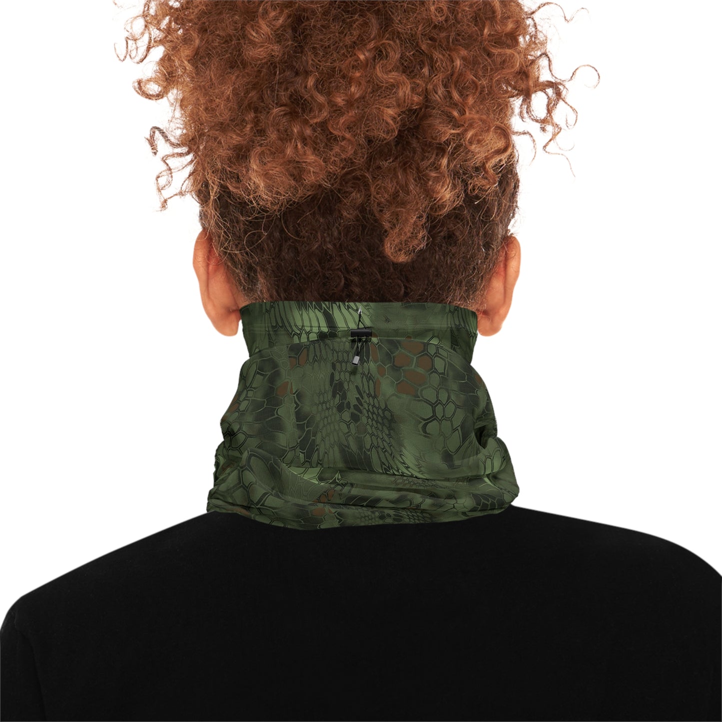 Neck Gaiter With Drawstring — All-Season Face Mask for Skiing, Cold Weather & Everyday Protection