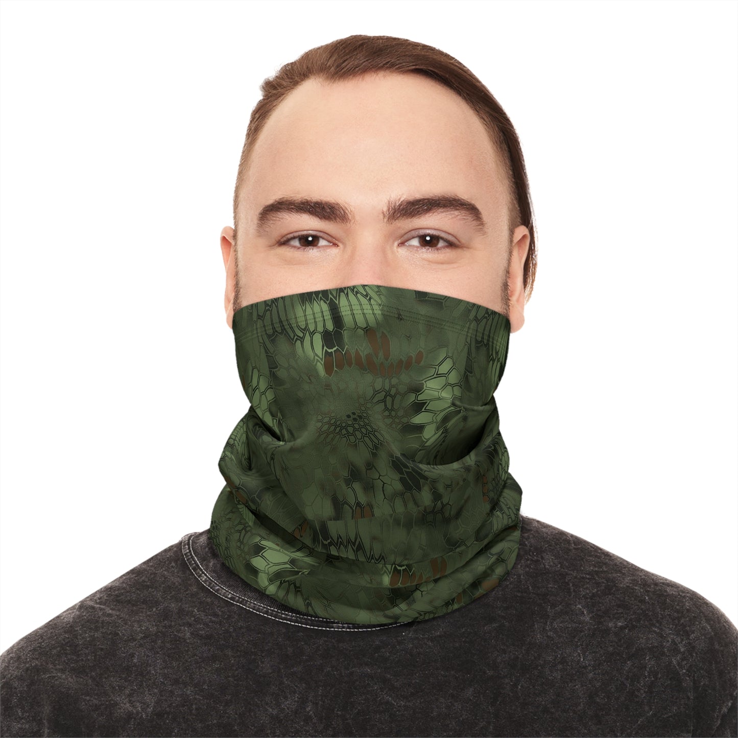 Neck Gaiter With Drawstring — All-Season Face Mask for Skiing, Cold Weather & Everyday Protection