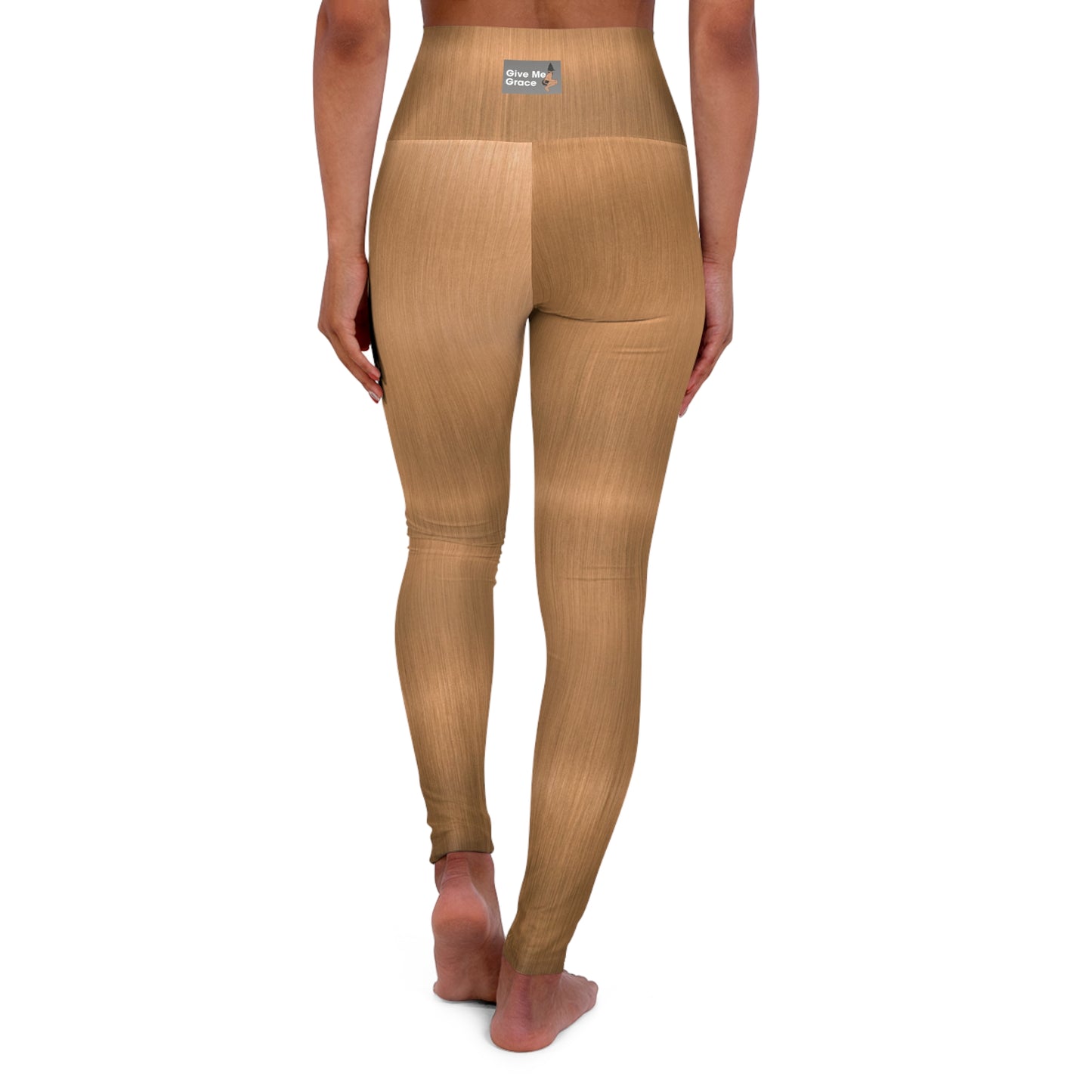 High-Waisted Yoga Leggings — Solid Gold