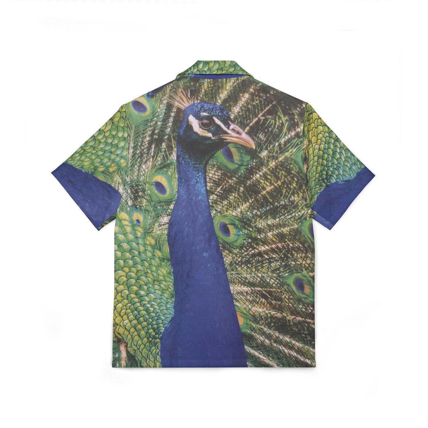 Peacock Graphic Hawaiian Camp Shirt — Island Yachting & Date Night Print