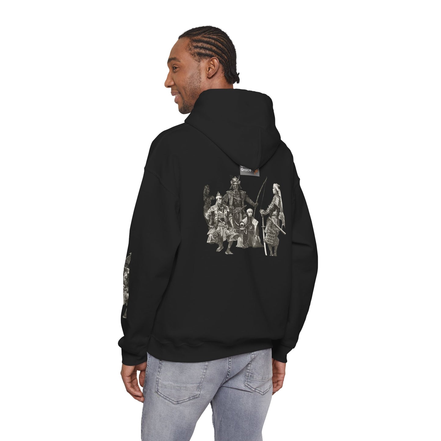 Samurai Warrior Native Hoodie | Tribal Warrior Artwork
