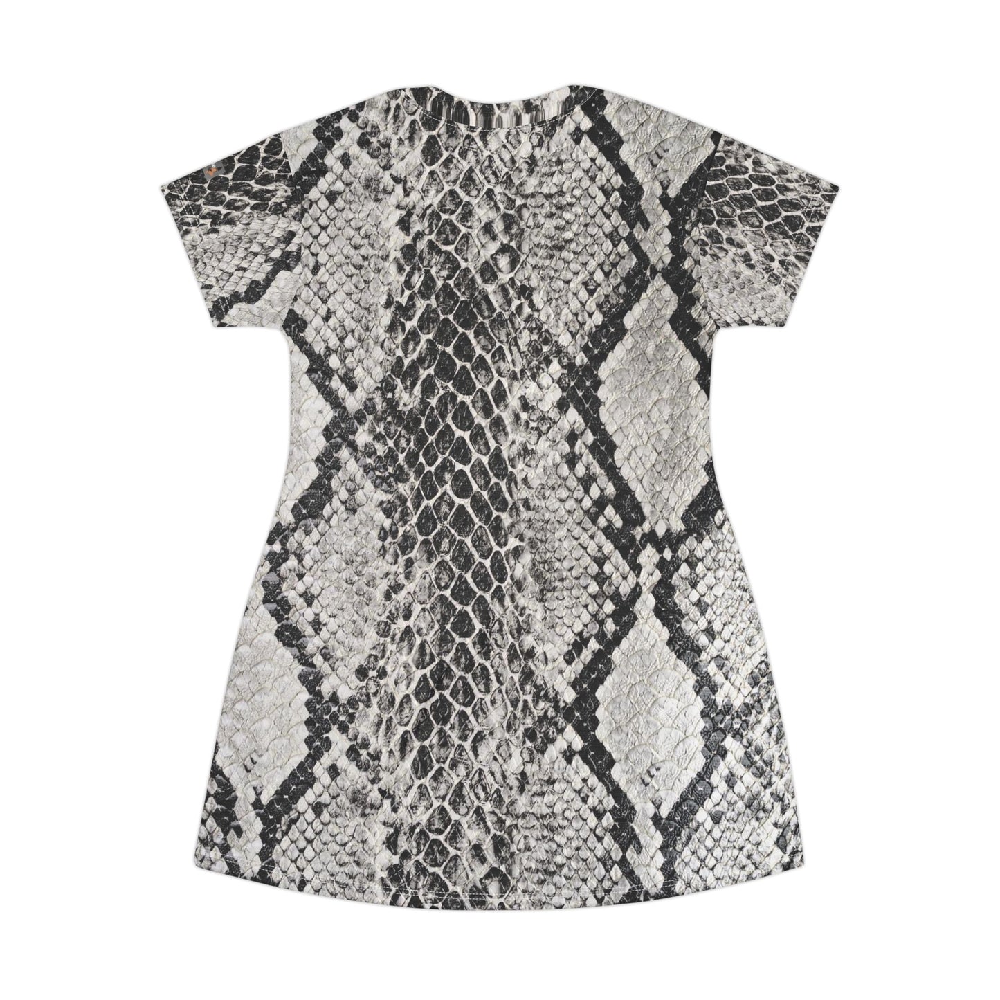 Snakeskin Print T-Shirt Dress — Classic Timeless Showstopper