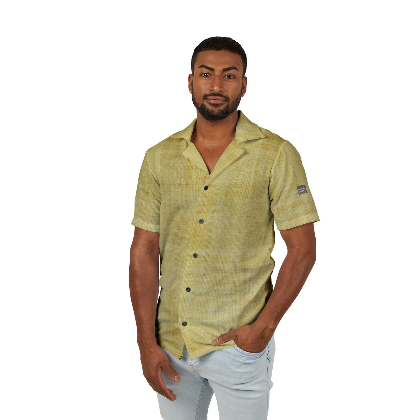 Copy of Solid Gold Polo Shirt | Metallic Gold Polo