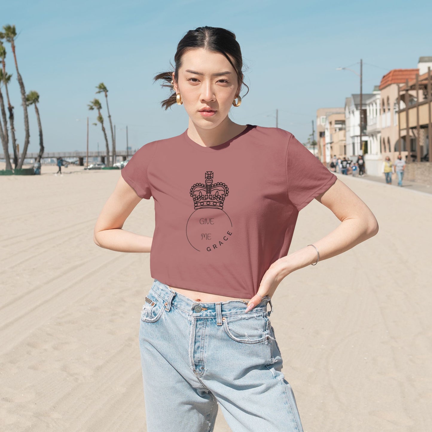 Give Me Grace Flowy Tee