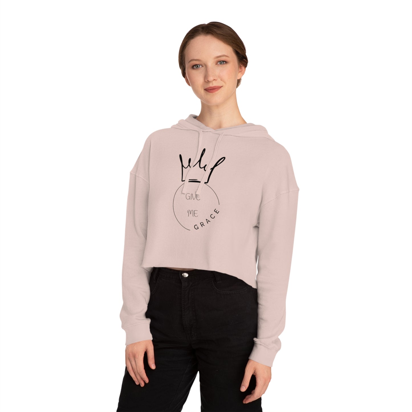Give Me Grace Unisex Cropped Hoodie