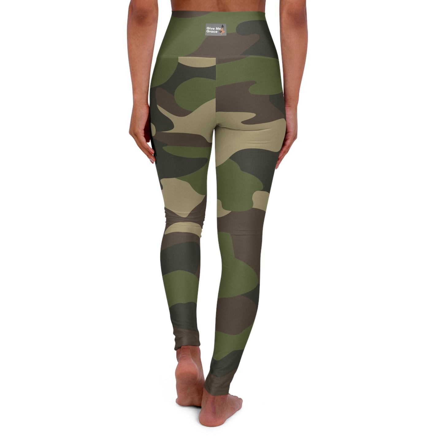 High Waisted Yoga Leggings — Classic Camo
