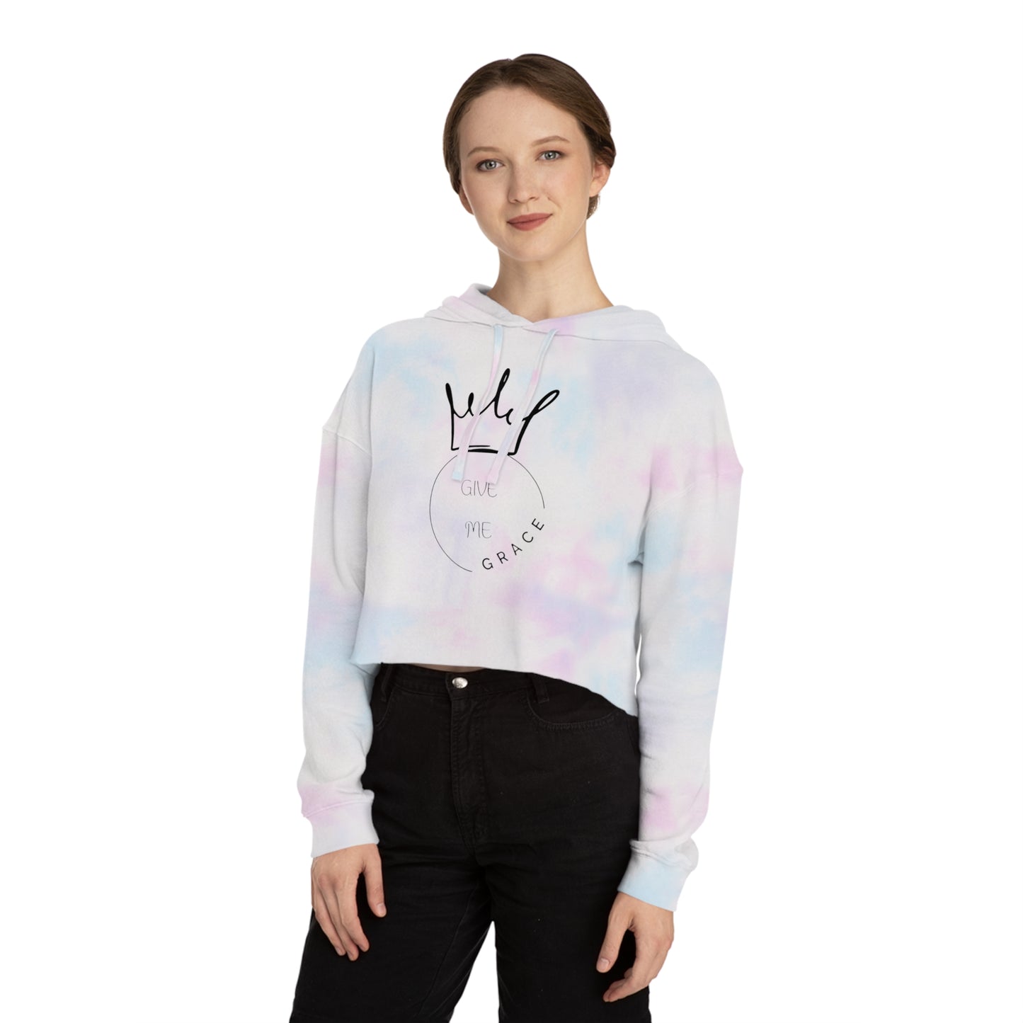 Give Me Grace Unisex Cropped Hoodie