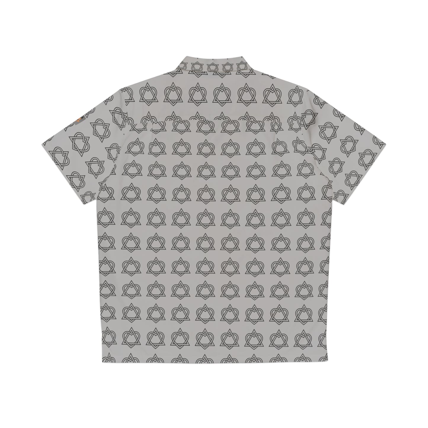 Heart Pyramid Rock & Roll Hip Hop Chic Hawaiian Shirt