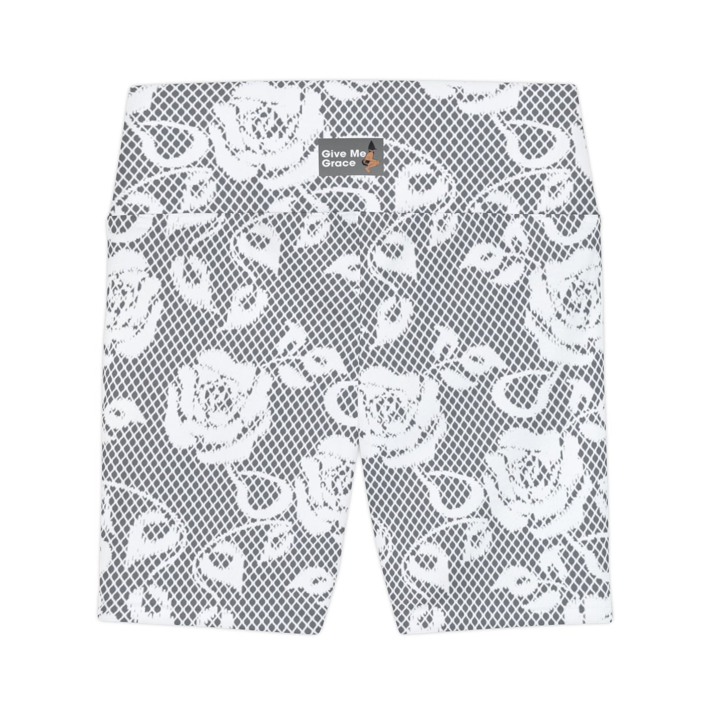 Chantilly Lace Women's Workout Shorts — Lace Biker/Yoga Activewear