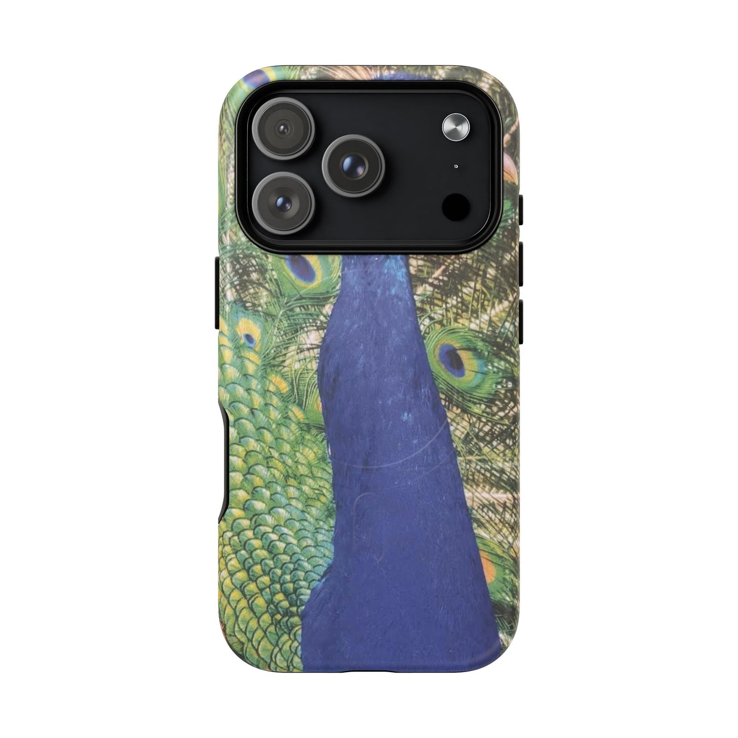 Magnetic Tough 2 Layer Phone Case — Peacock Skin Protective Cover