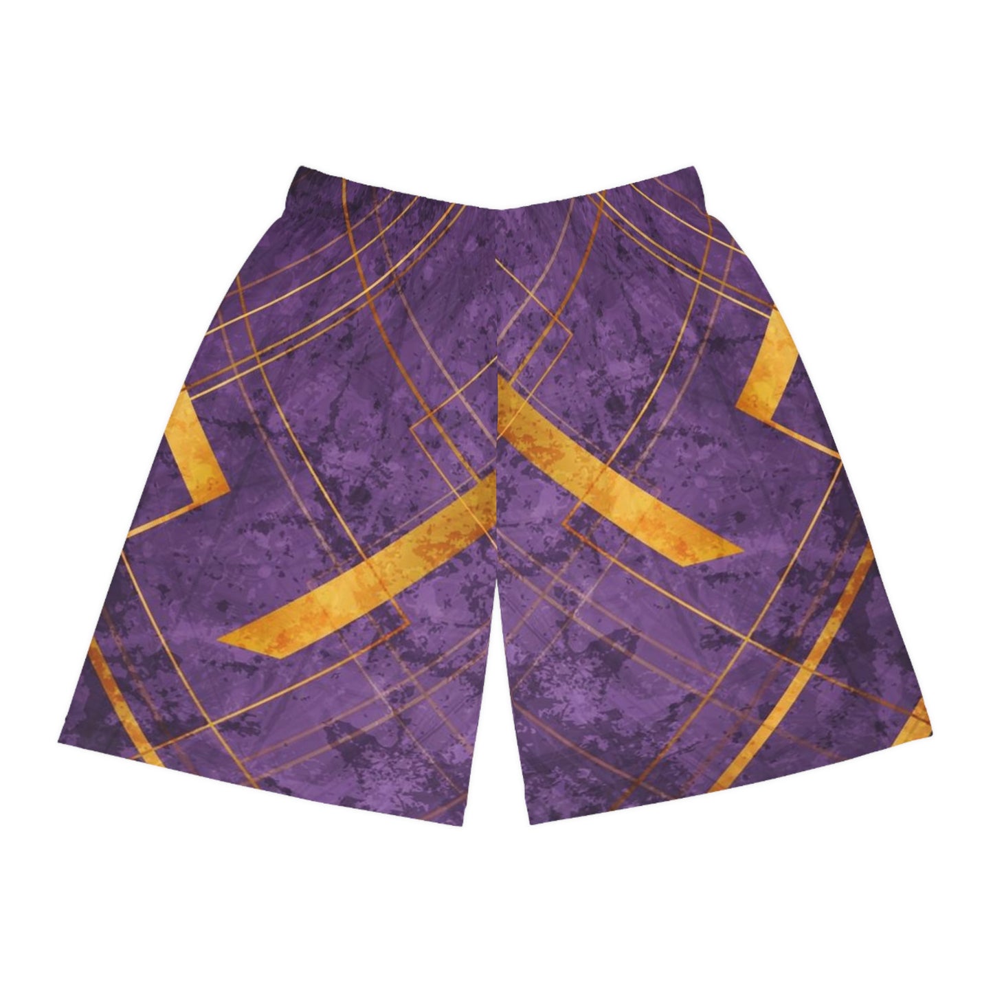 Purple & Gold Basketball Shorts — Your Fav Team Colors for Working Out & Hanging Out