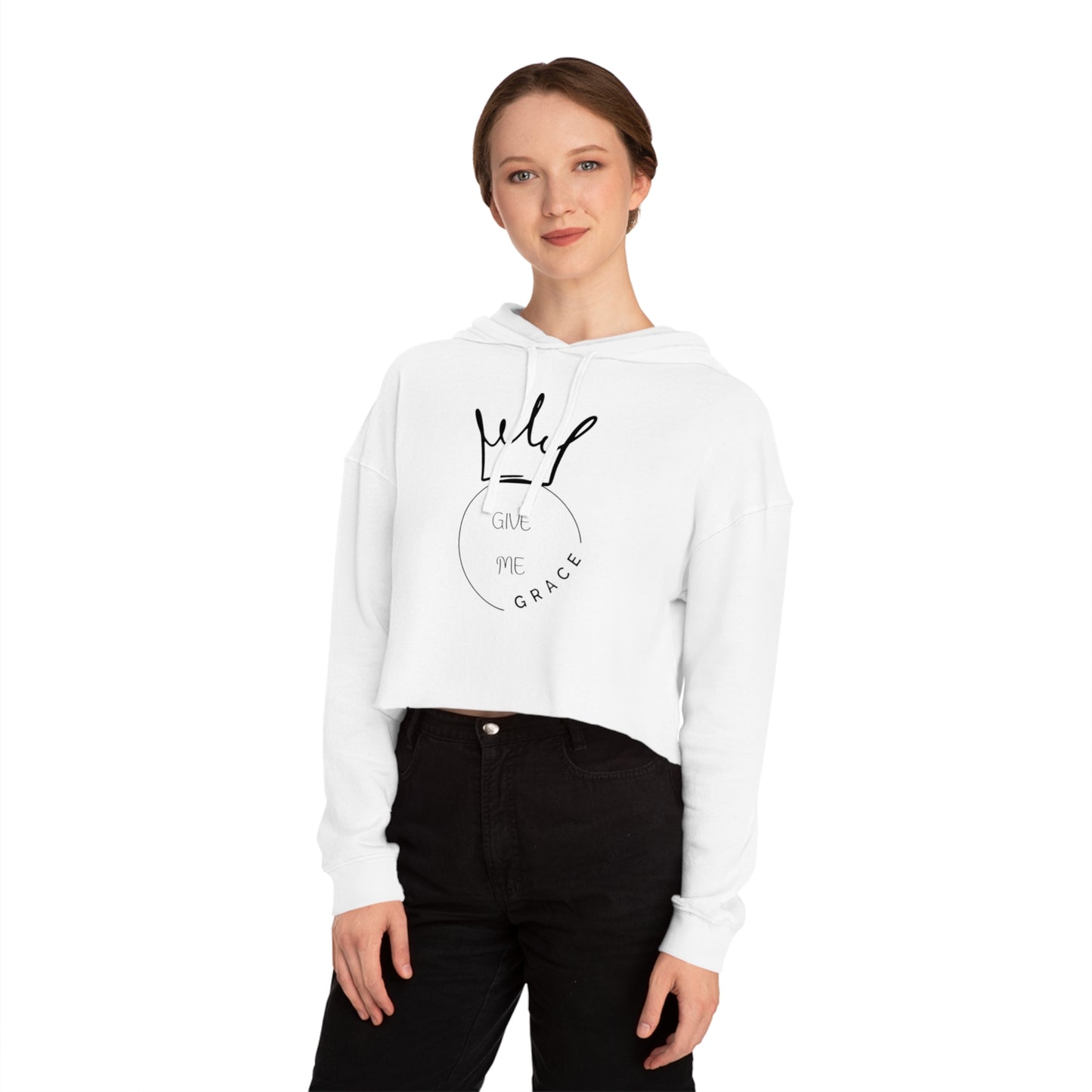 Give Me Grace Unisex Cropped Hoodie