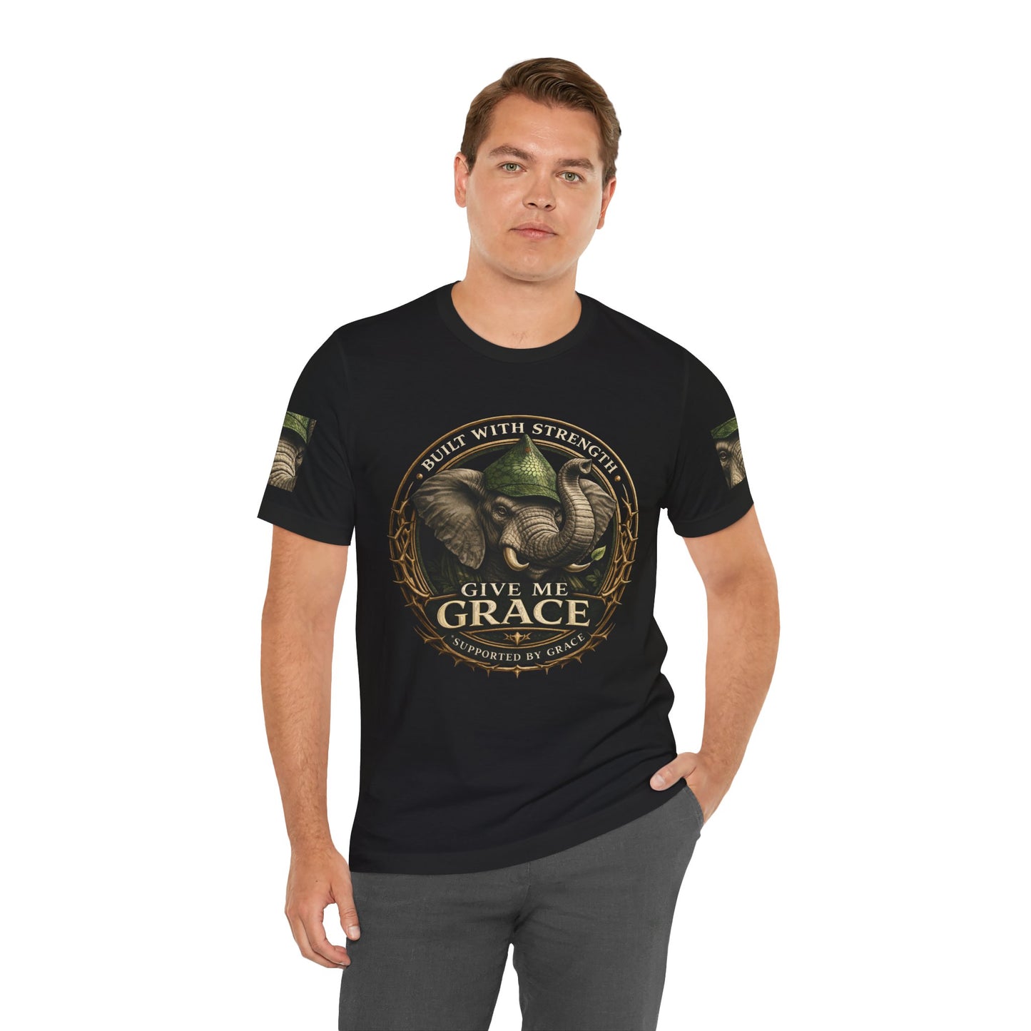Give Me Grace Elephant Collection Tee | Trendy Graphic