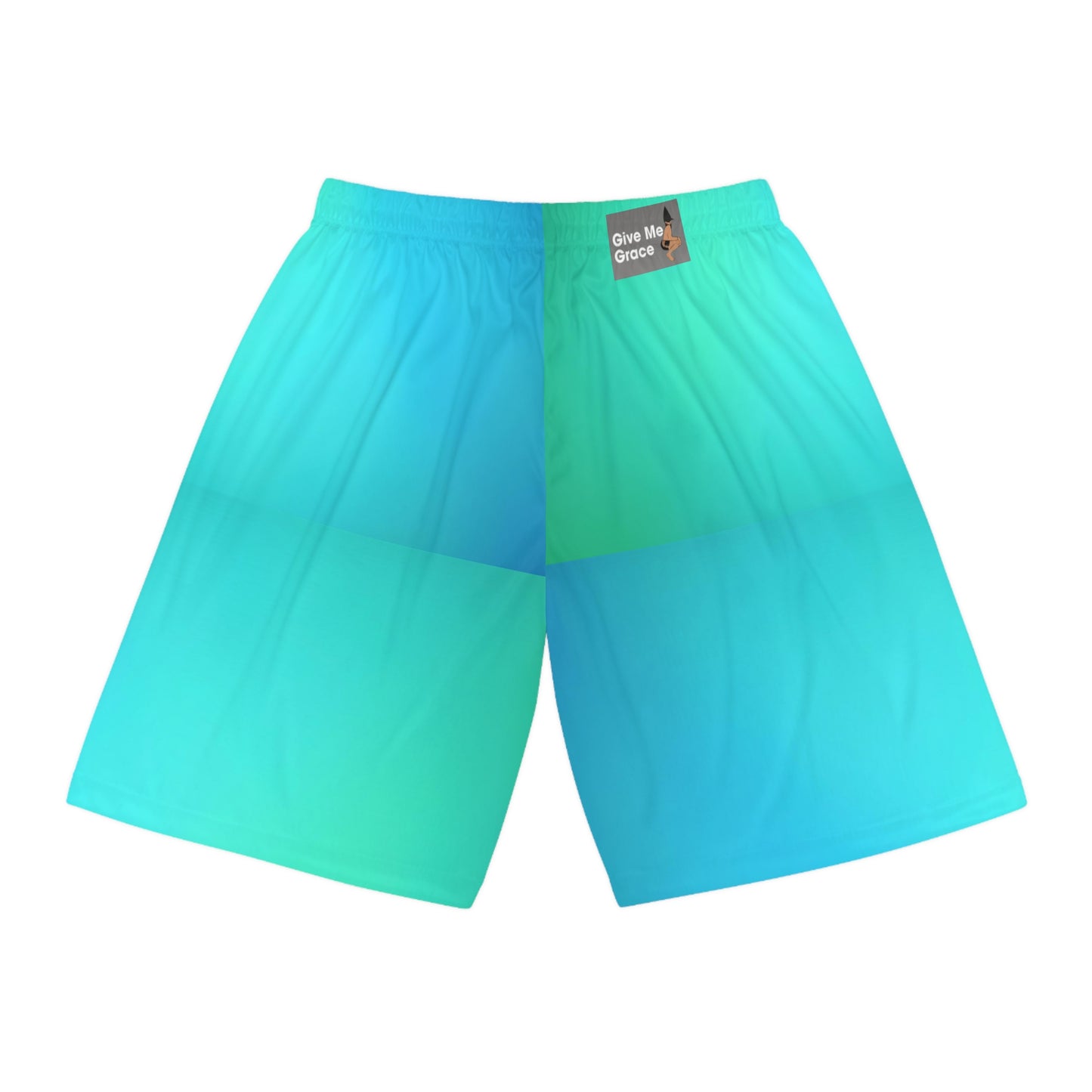 Cyan Basketball Shorts all-over print | Athletic Shorts