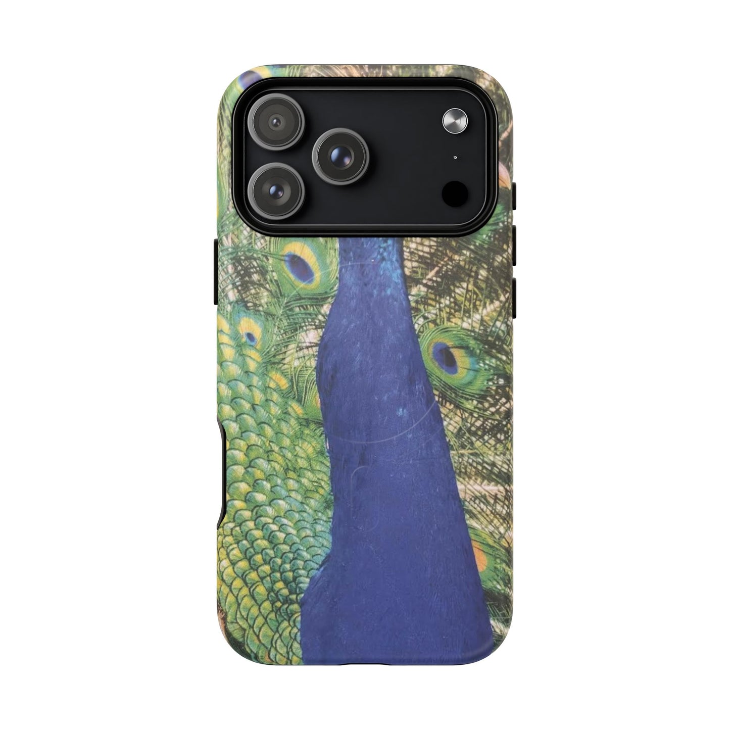 Magnetic Tough 2 Layer Phone Case — Peacock Skin Protective Cover