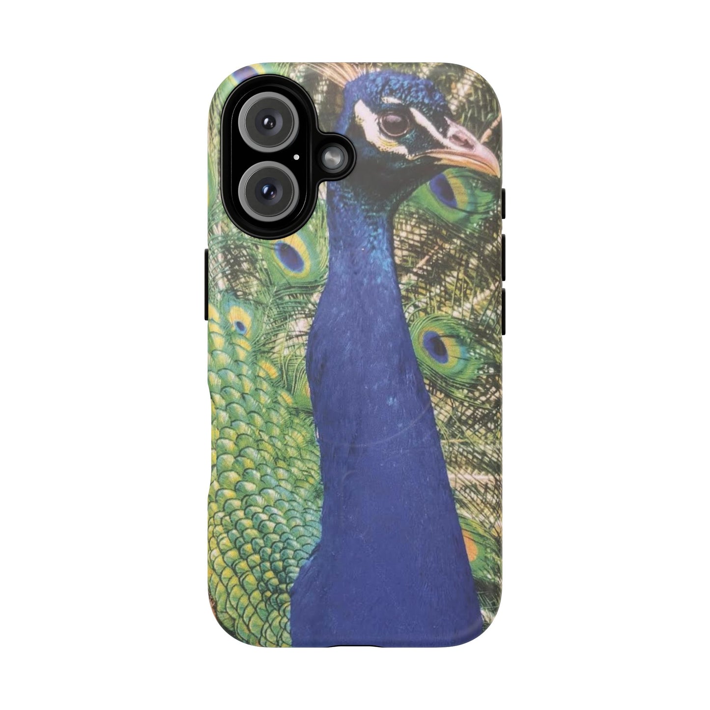 Magnetic Tough 2 Layer Phone Case — Peacock Skin Protective Cover