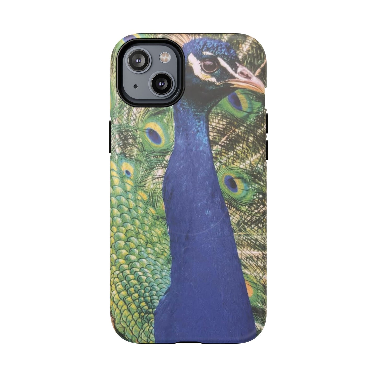 Magnetic Tough 2 Layer Phone Case — Peacock Skin Protective Cover
