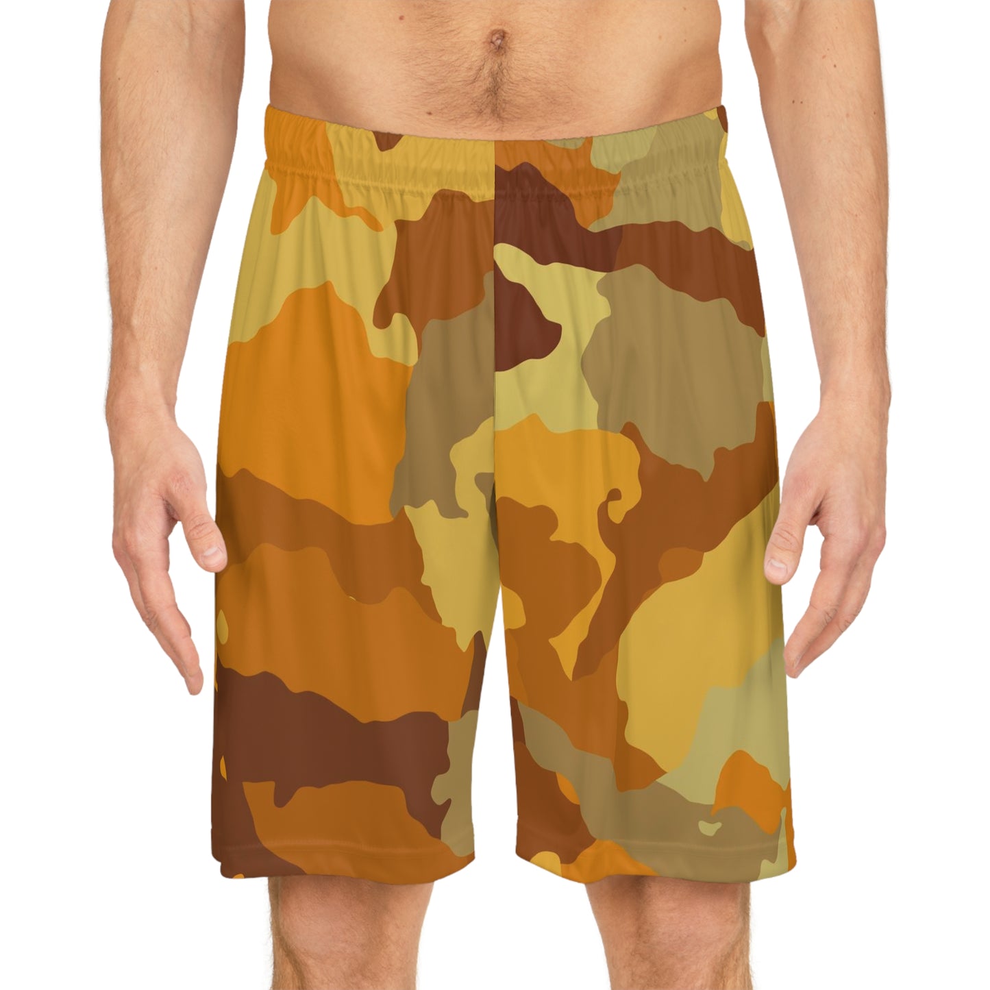 Gold Camo Basketball Shorts | Night Out Gym