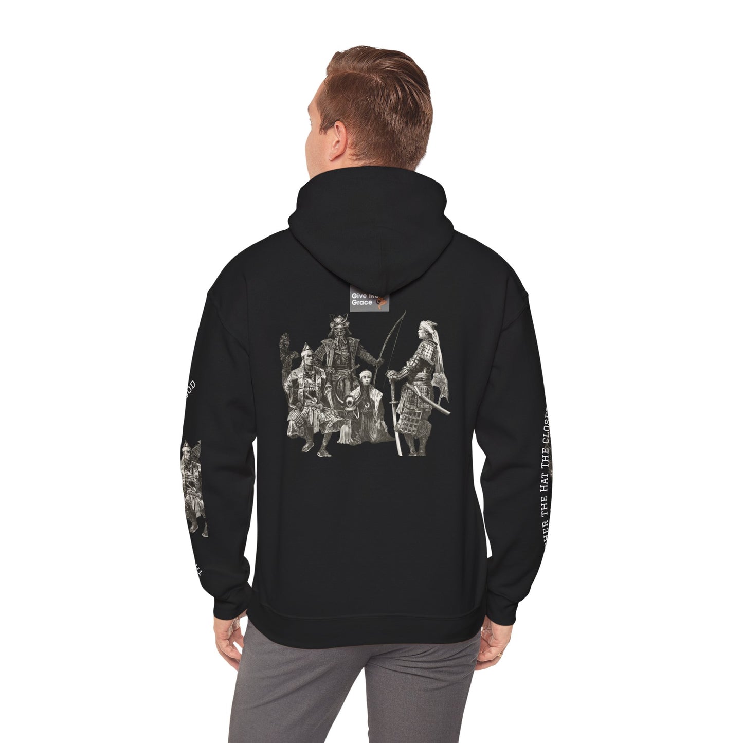 Samurai Warrior Native Hoodie | Tribal Warrior Artwork