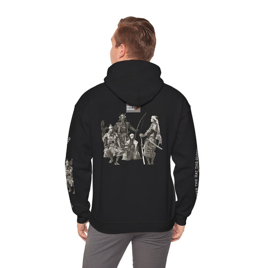 Samurai Warrior Native Hoodie | Tribal Warrior Artwork
