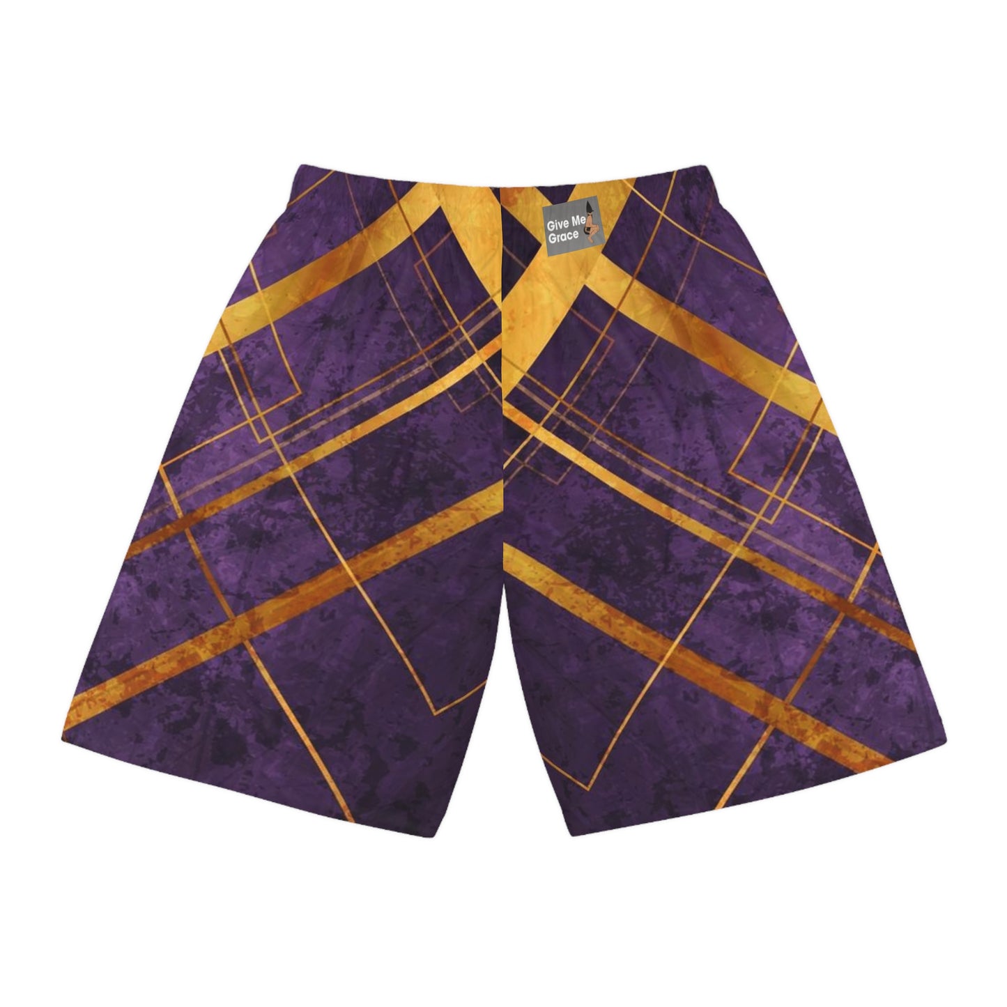 Purple & Gold Basketball Shorts — Your Fav Team Colors for Working Out & Hanging Out